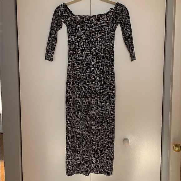 Zara Dresses & Skirts - Zara Polka Dot Midi Dress